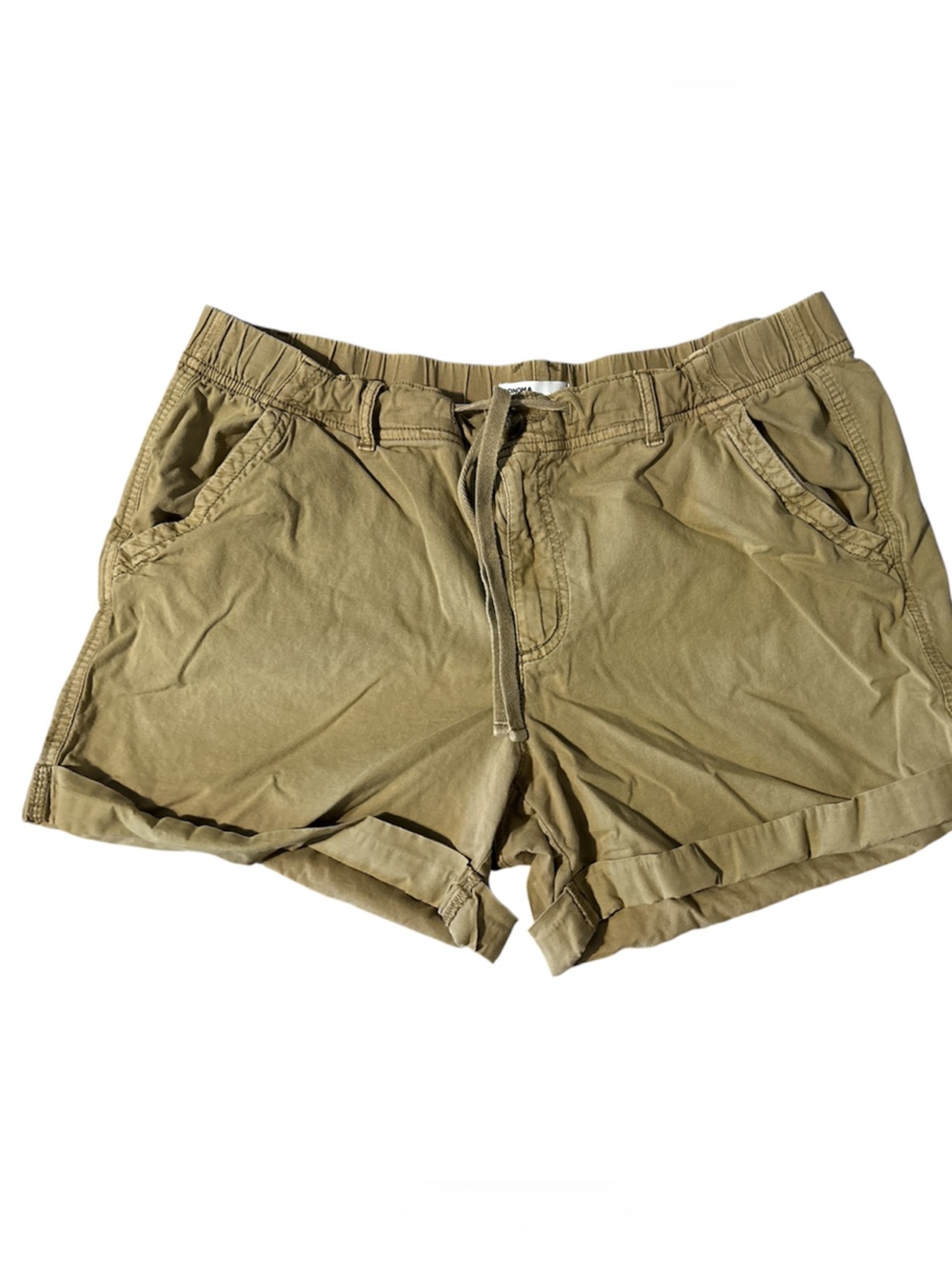 Sonoma Olive Drawstring Relaxed Women's Shorts